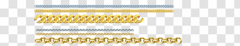 Material Metal Yellow - Chain Transparent PNG
