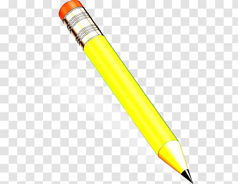 Pen Office Supplies Ball Yellow Writing Implement - Instrument Transparent PNG
