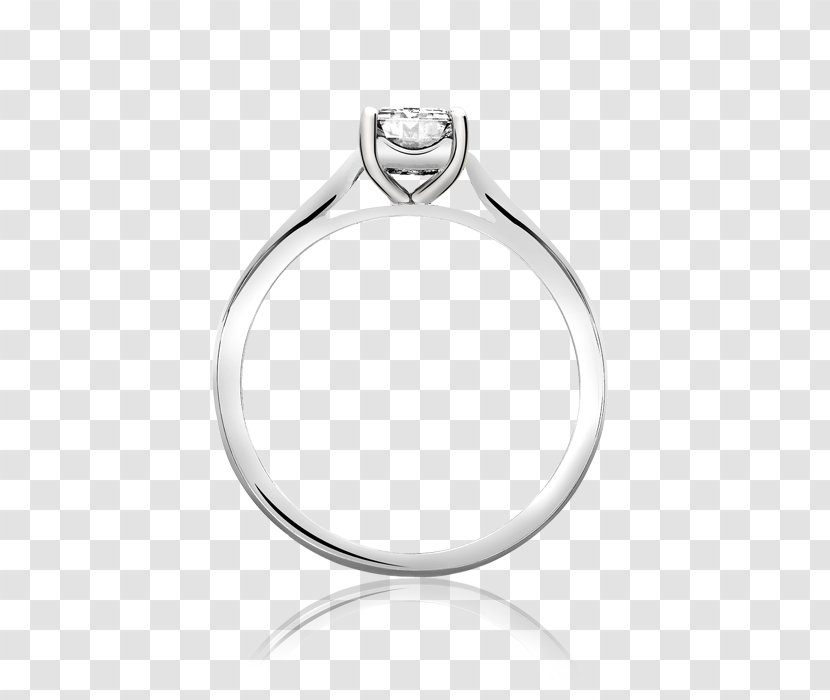 Engagement Ring Diamond Princess Cut Brilliant - Eternity Transparent PNG