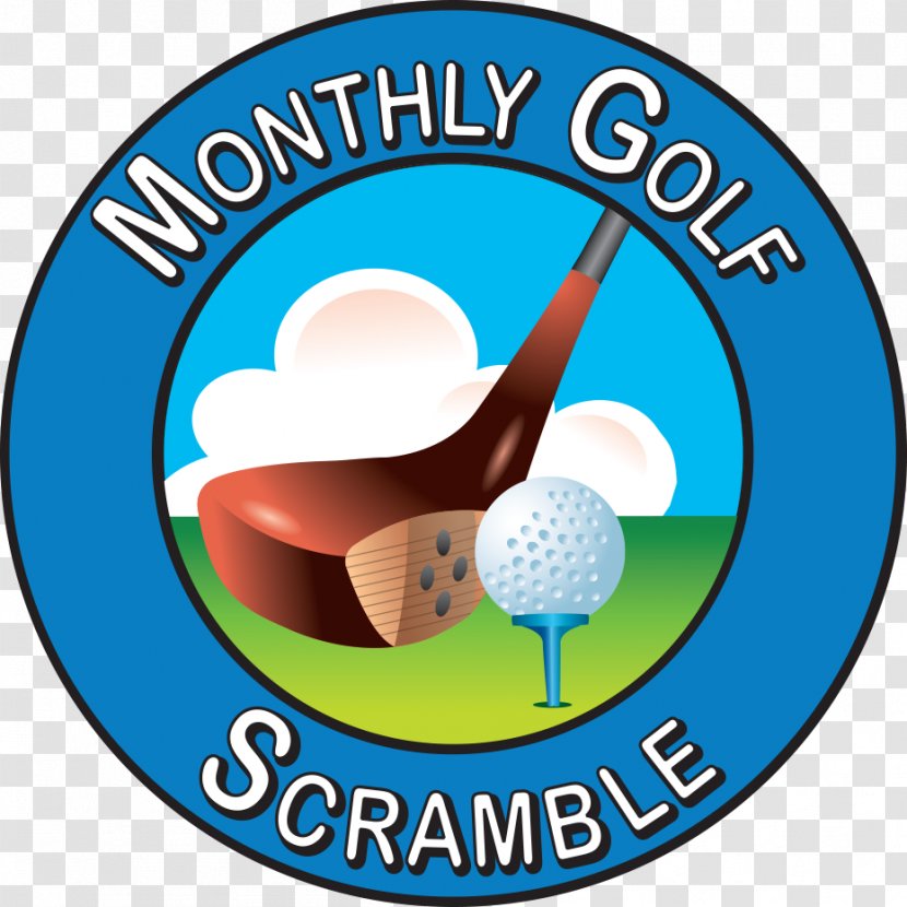 Golf Balls Scramble Team - Logo - Friends Meeting Transparent PNG