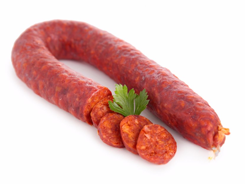 Salami Spanish Cuisine Bacon Chorizo Meat - Cervelat - Sausage Transparent PNG