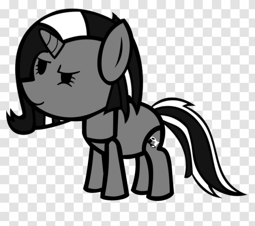 Pony Cat Paper Drawing Horse - Line Art Transparent PNG