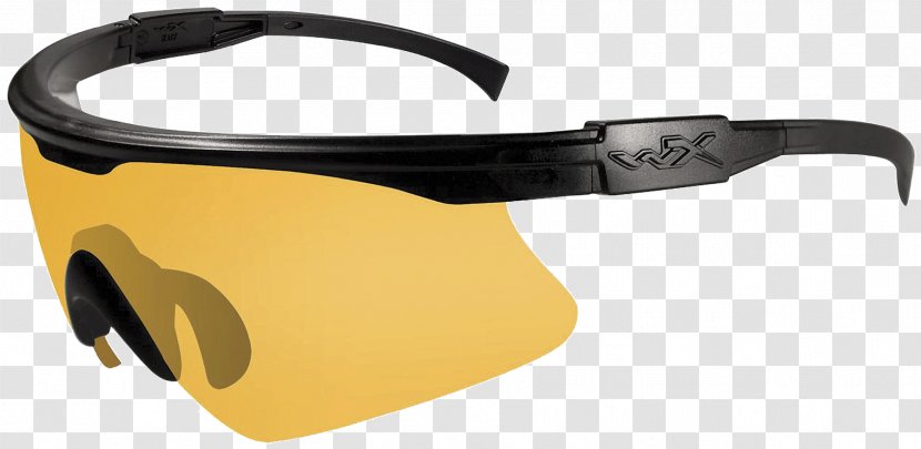Wiley X Sunglasses X, Inc. WX Valor - Yellow Transparent PNG