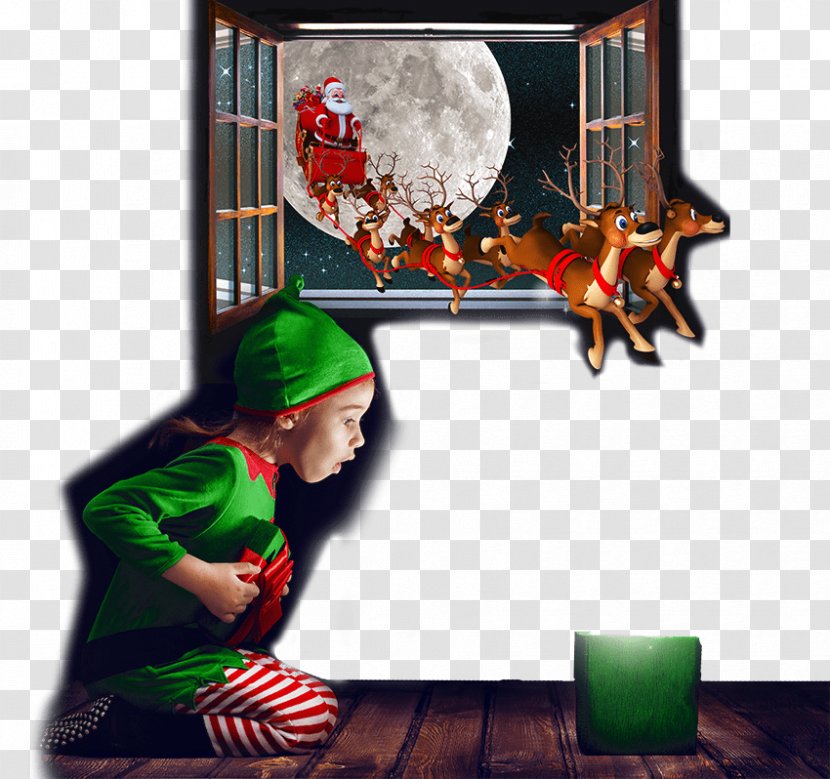 Christmas Ornament Santa Claus Mrs. Lights - Elf Transparent PNG