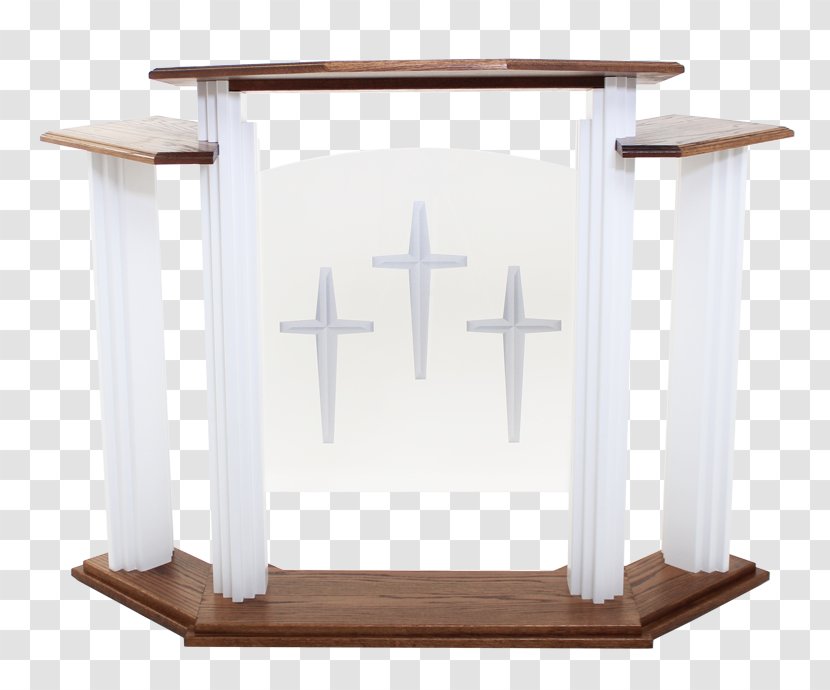 Table Pulpit Furniture Church Altar - Podium Transparent PNG