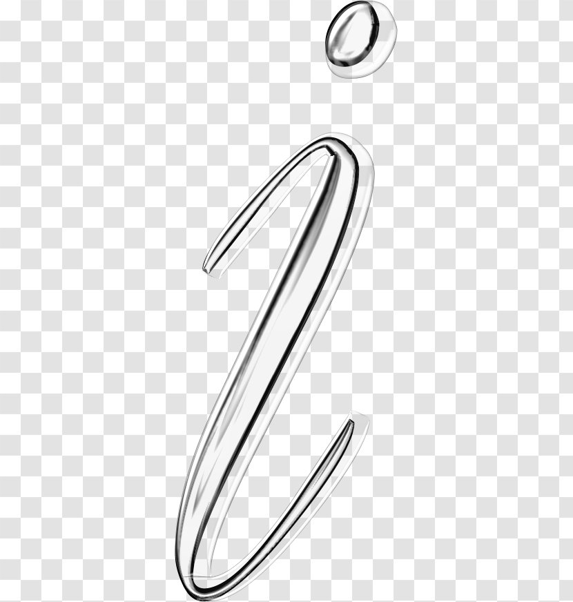 Letter English Alphabet C - Black And White - Hand-painted Letters I Transparent PNG