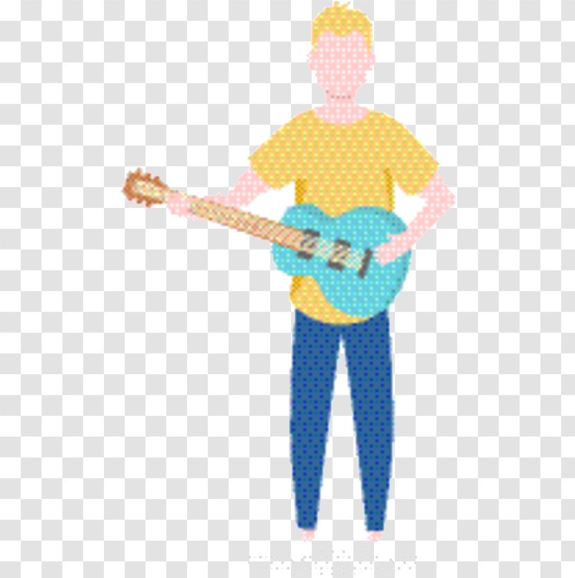 Guitar Cartoon - Guitarist - Musician Music Transparent PNG