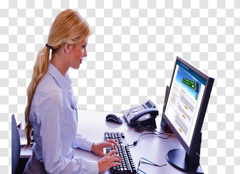Job Employment Businessperson Electronics Computer Operator - Communication - Hire Transparent PNG