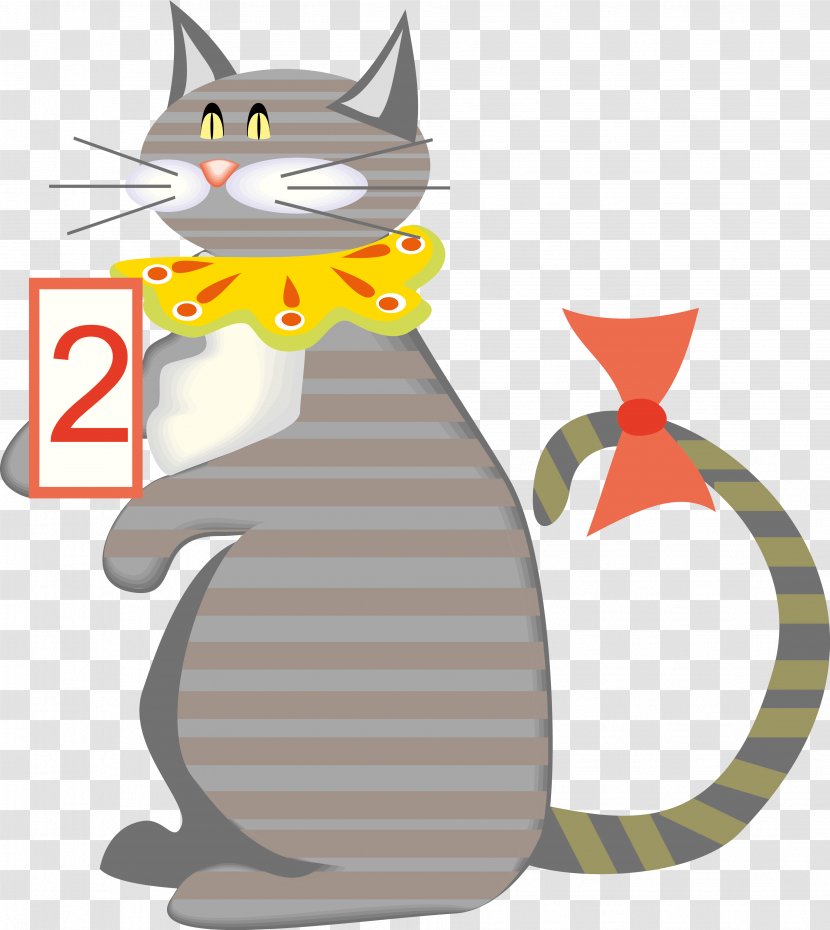 Whiskers Kitten Cat Tail - Cat's Vector Transparent PNG