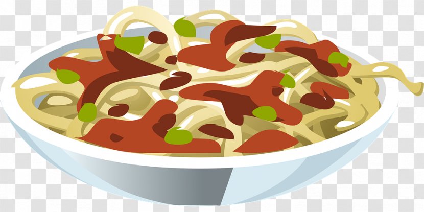Pasta Easy To Make One Dish Meals Recipe Clip Art - Spaghetti - Noodle Cartoon Transparent PNG