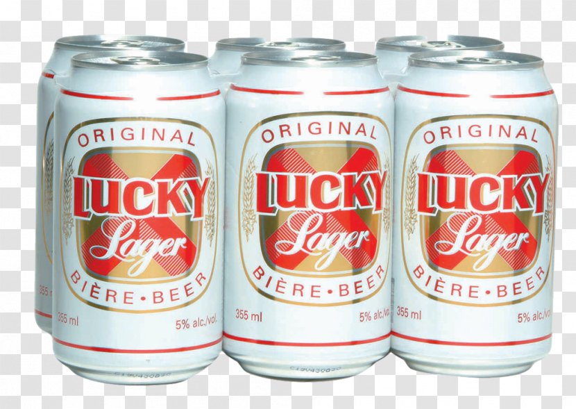 Beer Lucky Lager Labatt Brewing Company Food - Soft Drink Transparent PNG