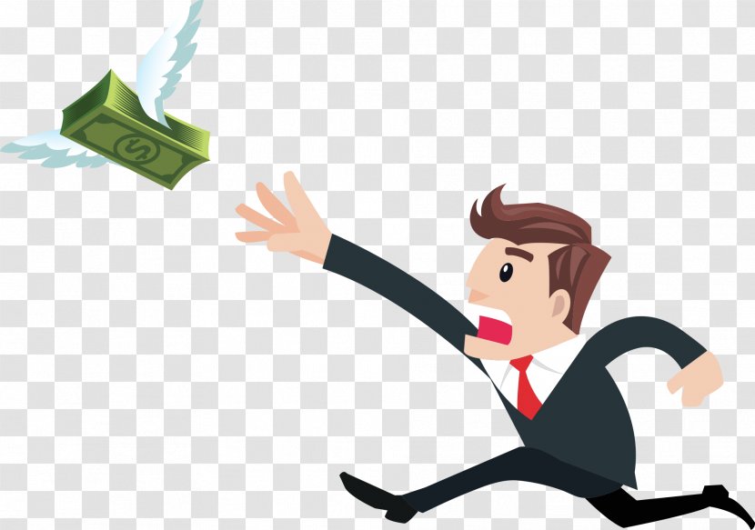 Money Google Images Search Engine - Business Man Chasing Transparent PNG