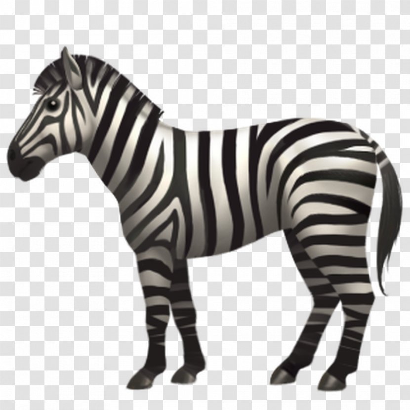 Zebra Animal Figure Wildlife Snout Toy - Neck Mane Transparent PNG