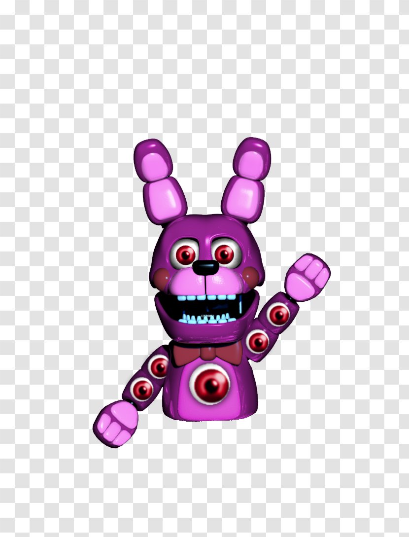 Five Nights At Freddy's: Sister Location Freddy's 2 3 Puppet - Purple - Hand Transparent PNG