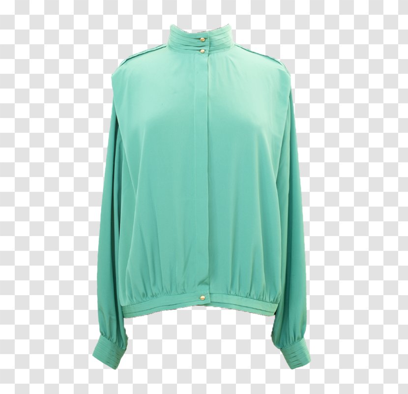 Sleeve Blouse Neck Outerwear - Mua Transparent PNG