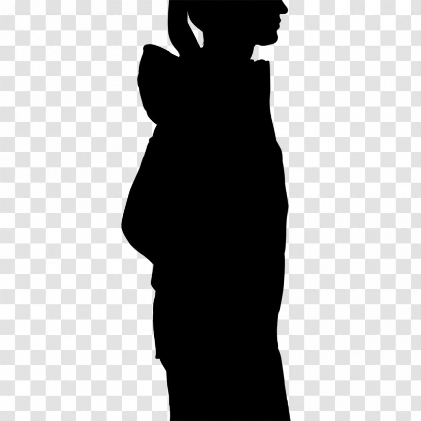 Human Behavior Shoulder Dress Silhouette Transparent PNG