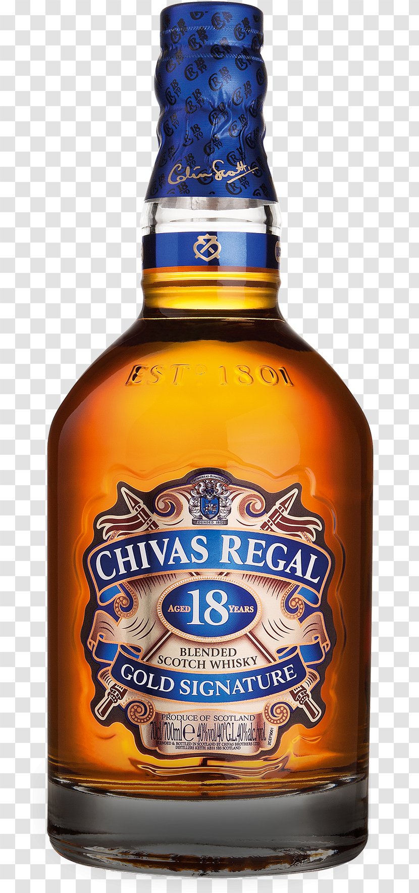 Chivas Regal Blended Whiskey Scotch Whisky Single Malt - The Aberdeen Shop Transparent PNG
