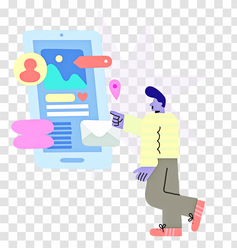 Browsing Mobile Phone Transparent PNG