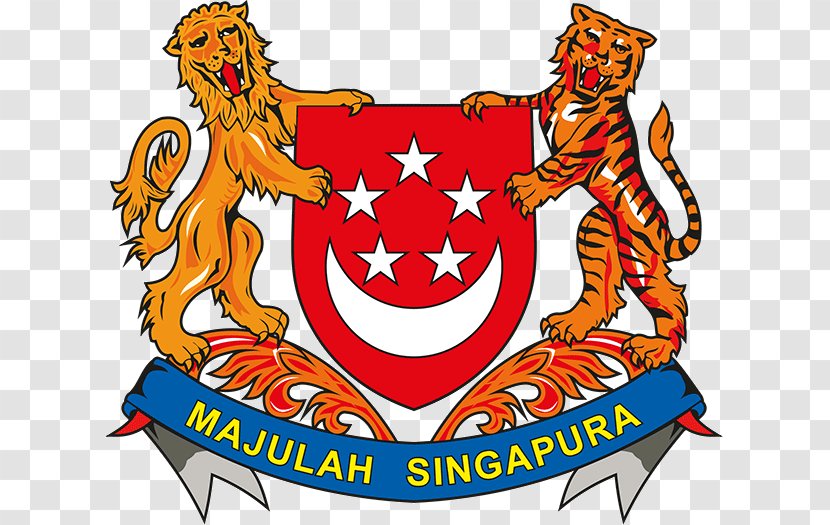 Coat Of Arms Singapore T-shirt Flag - Tshirt Transparent PNG