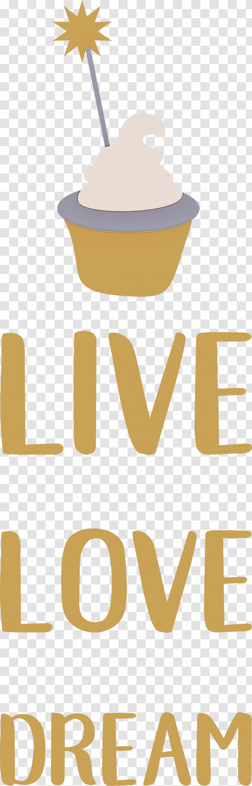 Live Love Dream Transparent PNG