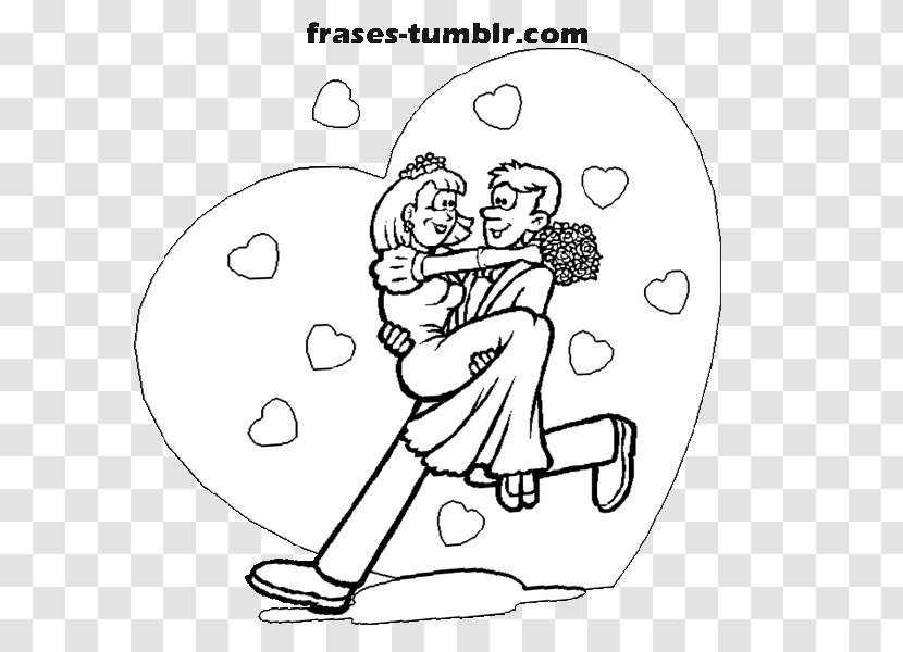 Wedding Coloring Book: Books For Kids Colouring Pages Marriage - Frame Transparent PNG