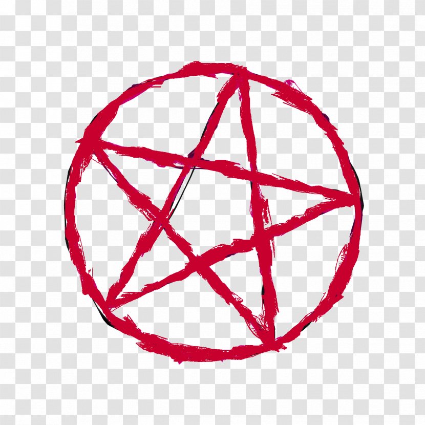 Pentagram Pentacle Vector Graphics Symbol Stock Illustration - Magic - Go Red Devils Transparent PNG