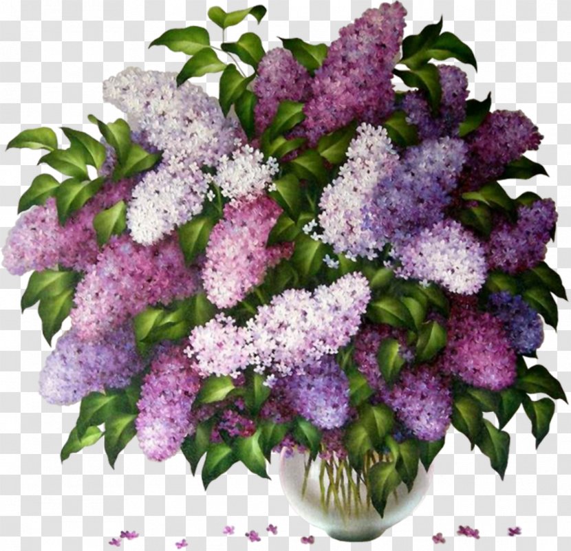 Blessing Painting Flower God - Lilac Transparent PNG