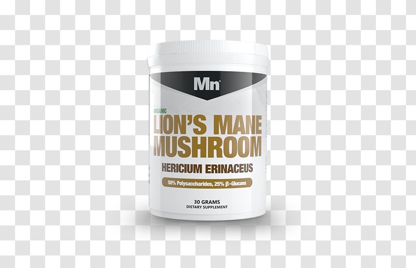 Hericium Erinaceus Dietary Supplement Magnesium Glycinate Extract Nootropic - Niacin - Lion Mane Transparent PNG