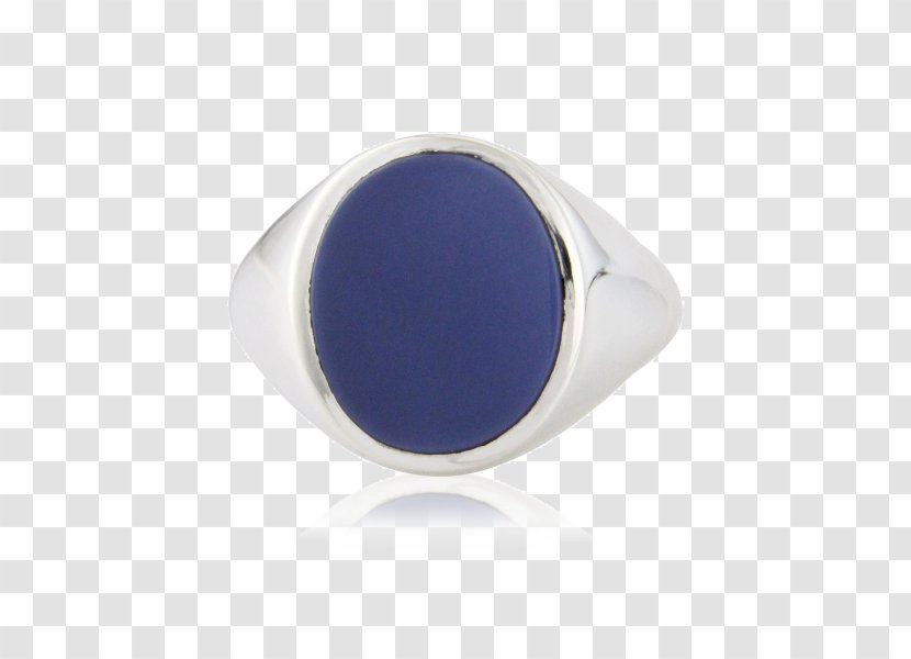 Ring Sapphire Signet Onyx Colored Gold - Big Oval Transparent PNG