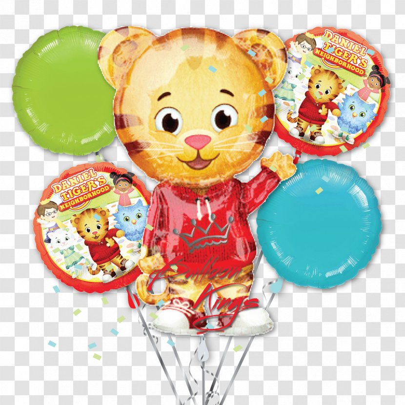 Balloon Miss Elaina O The Owl Explore Daniel's Neighborhood PBS Kids - Heart - Daniel Tiger 1st Birthday Transparent PNG