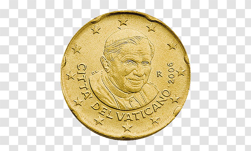 Vatican City Euro Coins 20 Cent Coin 2 Transparent PNG