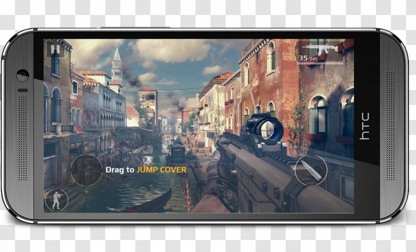 Modern Combat 5: Blackout Android War Game Samsung Galaxy Note - Multimedia Transparent PNG