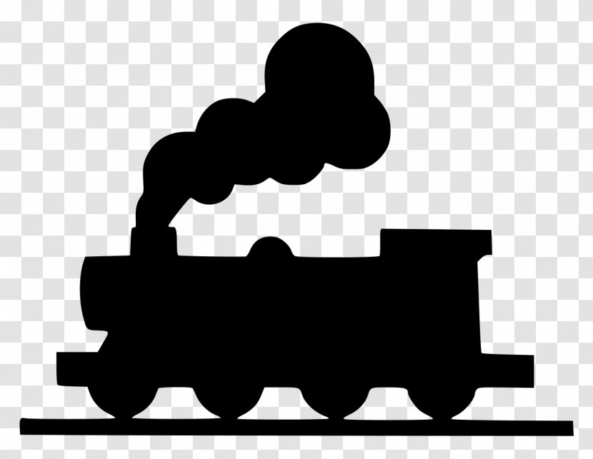 Rail Transport Train Steam Locomotive Silhouette Transparent PNG