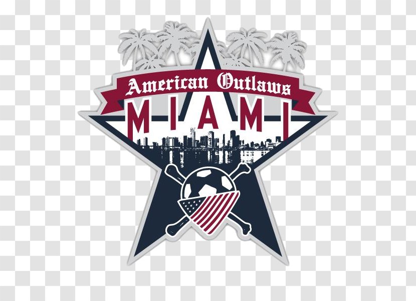 Logo The American Outlaws Font - Badge Transparent PNG