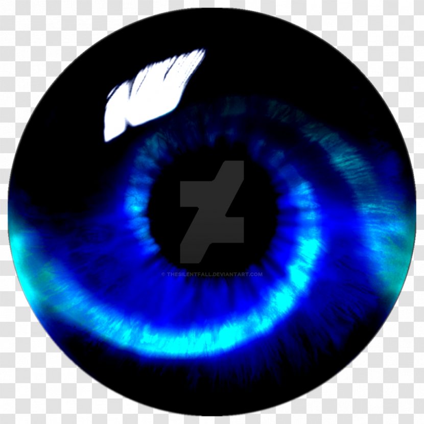 Eye Circle Symbol - Blue Transparent PNG