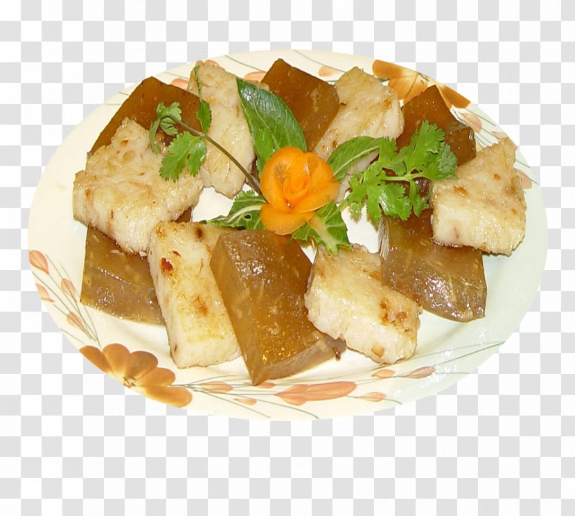 Turnip Cake Water Chestnut Carrot Radish - Tofu - Fragrant Fried Horseshoe Transparent PNG