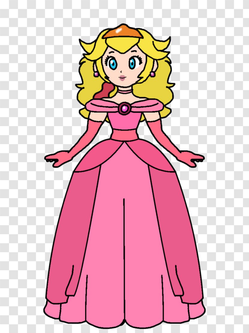 Super Princess Peach Daisy Luigi Mario Bros. - Cartoon - Pink Transparent PNG