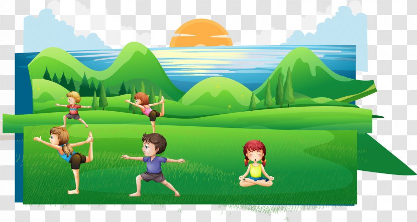 Photography Stock Illustration - Recreation - Vector Hand Painted Yoga Transparent PNG