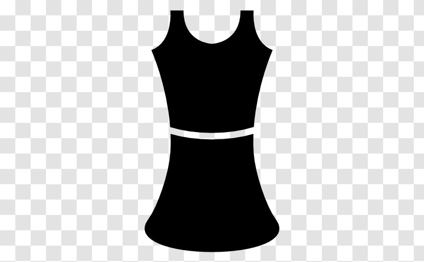 T-shirt Dress Skirt Clothing - Black Transparent PNG