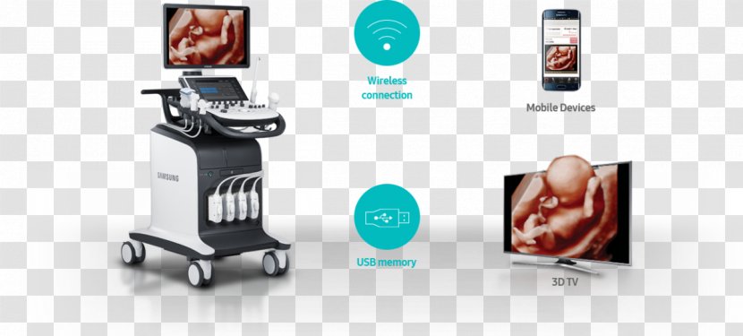 3D Ultrasound Ultrasonography Samsung Health Gynaecology - Electronics - Pregnancy Test Scale Transparent PNG