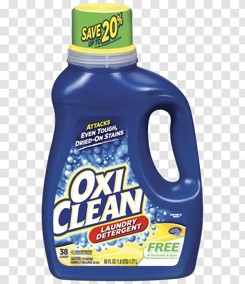 OxiClean Stain Removal Laundry Detergent - Discounts And Allowances - Bleach Transparent PNG