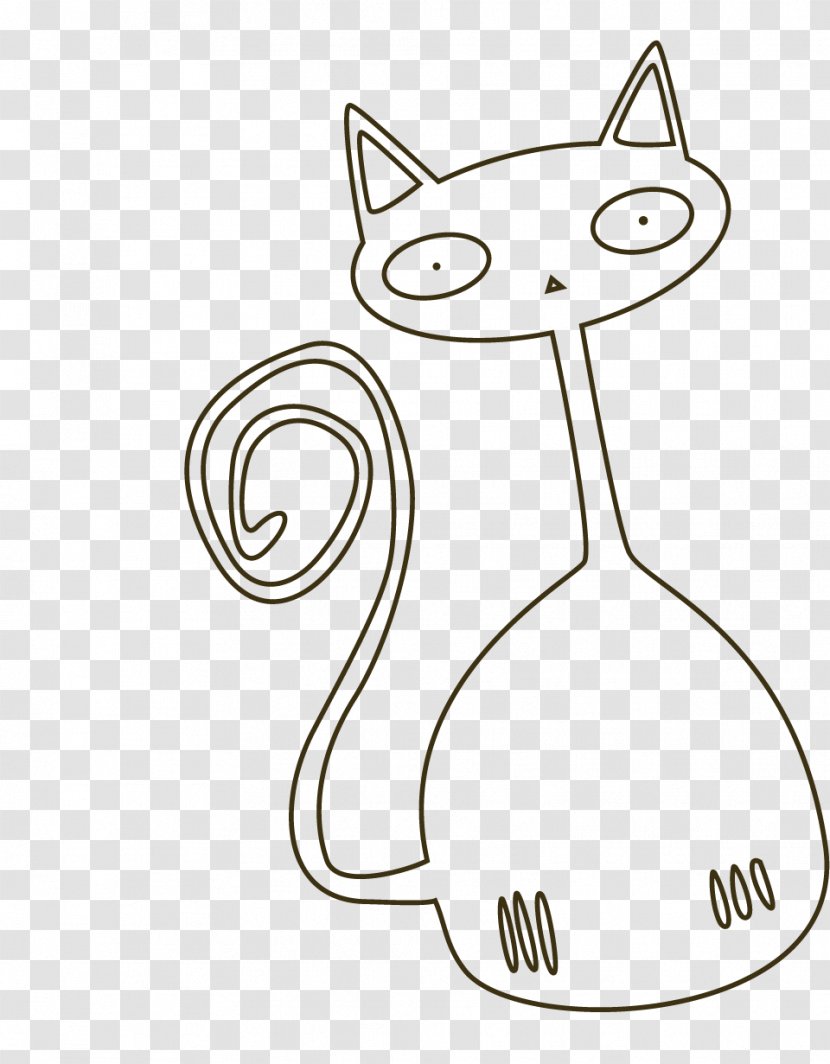 Whiskers Cat Clip Art Image - Animal - Smile Transparent PNG