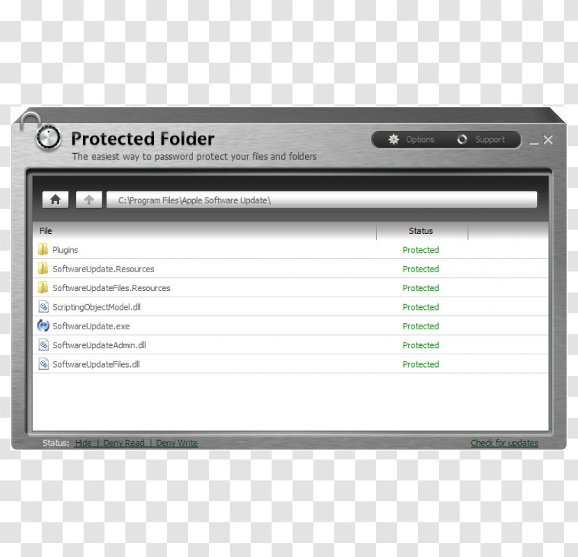 Computer Software IObit Protected Folder Directory - Text - Iobit Transparent PNG