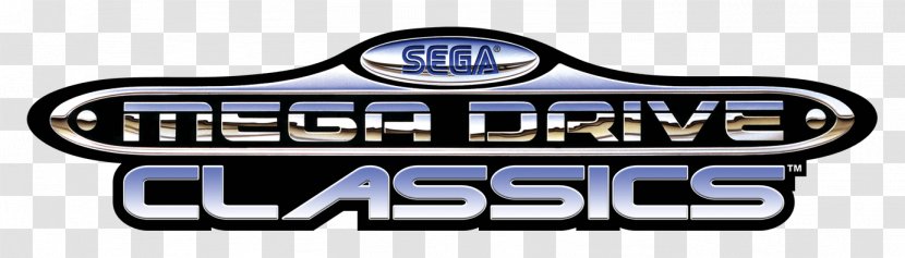 Sega Genesis Classics Mega Drive Logo Font - Irregular Text Box Transparent PNG