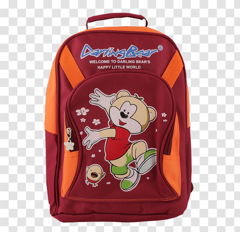 Baggage Backpack Maroon - Schoolbag Transparent PNG