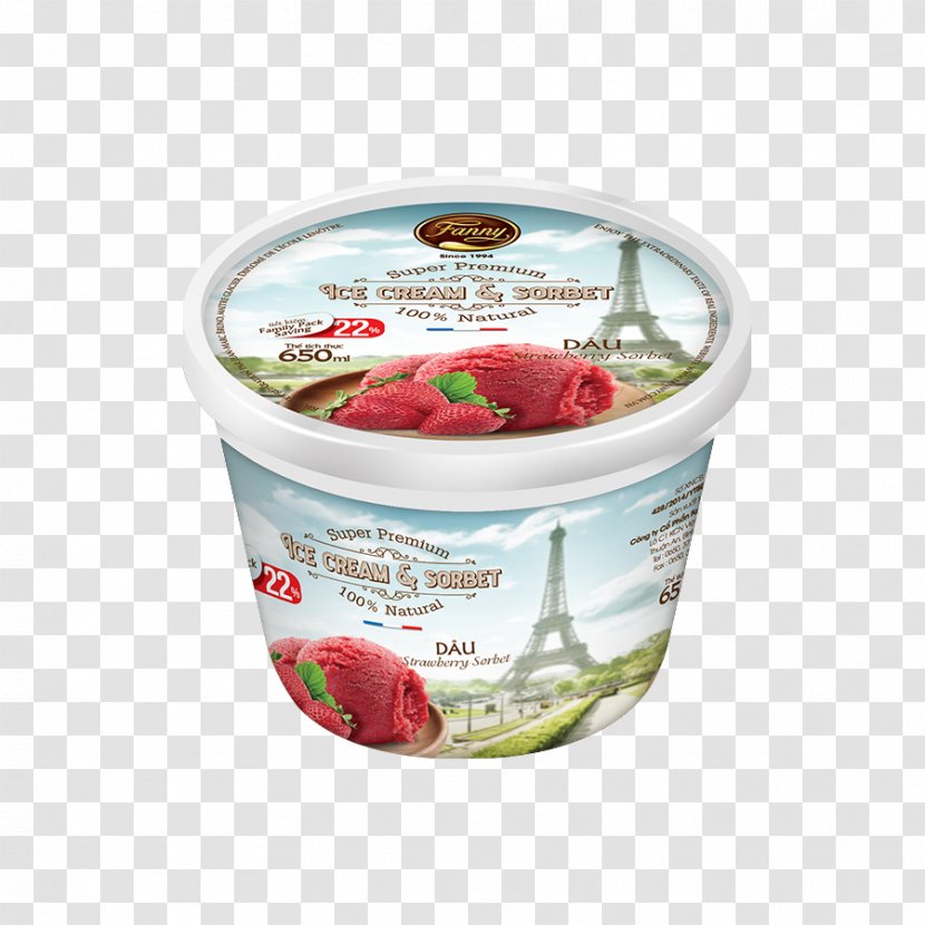 Strawberry Ice Cream Sorbet Milk - Green Tea Transparent PNG