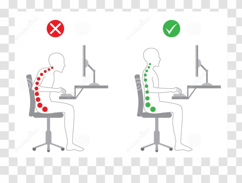 Human Factors And Ergonomics Sitting Office & Desk Chairs Standing - Neutral Spine - Design Transparent PNG