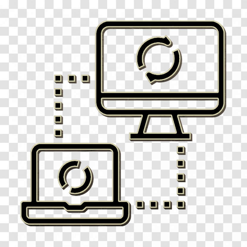 Computer Technology Icon Data Icon Sync Icon Transparent PNG