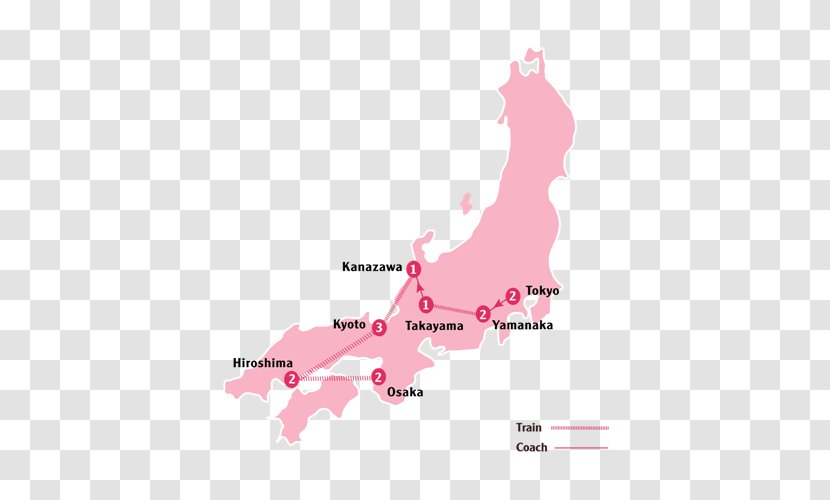 Mount Fuji Map Travel - Text Transparent PNG