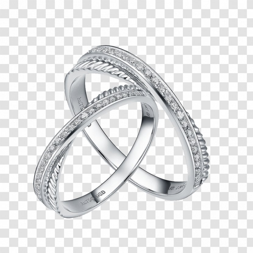 Wedding Ring Jewellery - Ceremony Supply - Men And Women Creative Transparent PNG